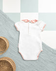 Dos du body bébé col imprimé Bandia, mettant en avant une finition soignée et un design confortable